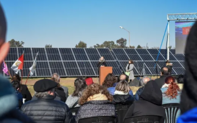 Energías renovables: se inauguró en San Gregorio un parque fotovoltaico