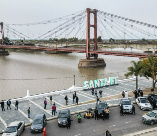 Trasladaron los vehículos para ser exhibidos antes de la subasta de bienes decomisados al delito