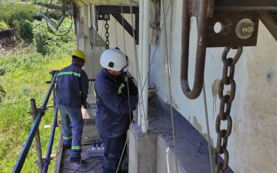 VIALIDAD NACIONAL AVANZA CON LA REPARACIÓN DEL PUENTE CARRETERO