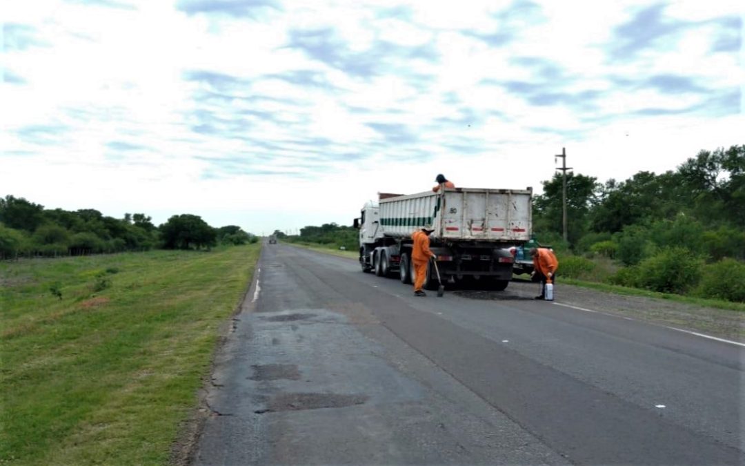 VIALIDAD NACIONAL REALIZA TRABAJOS PREVENTIVOS SOBRE RN 11 ENTRE VERA Y BERNA